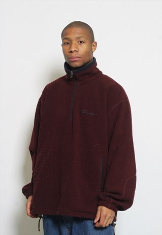 VINTAGE CHAMPION FLEECE RED