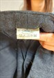 VINTAGE DARK GRAY WOOL CARGO TROUSERS, VERY LARGE SIZE