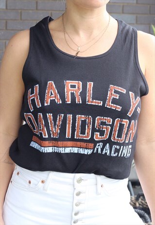 HARLEY DAVIDSON BLACK RIBBED EL PASO TEXAS VEST