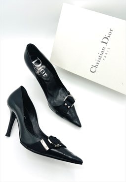 Christian Dior Bondage Heels Pointed Toe Black 36 / 3