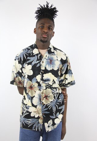 VINTAGE FLORAL PATTERNED SHIRT