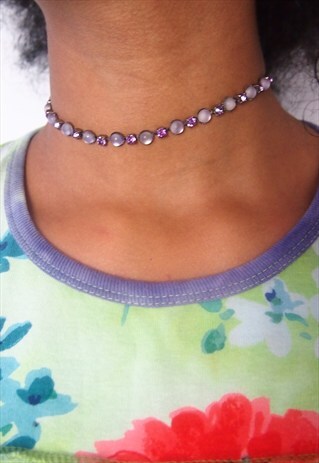 PURPLE GEMS CHOCKER