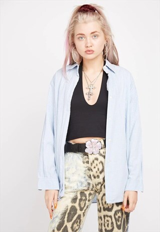 VINTAGE BLUE BENETTON SHIRT
