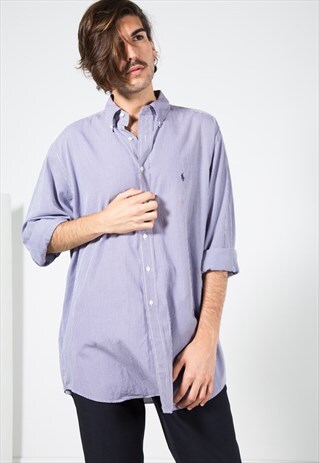 VINTAGE 80S CLASSIC POLO RALPH LAUREN SHIRT / S4513