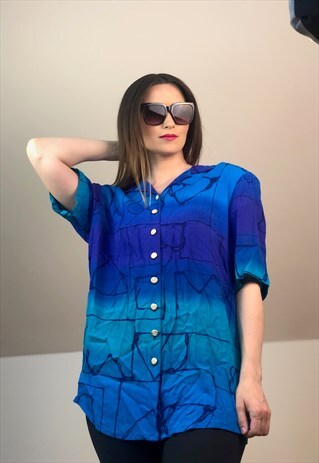 ART ENGLAND VINTAGE FRESH 90S 90S SHIRT EUROPE BLOUSE