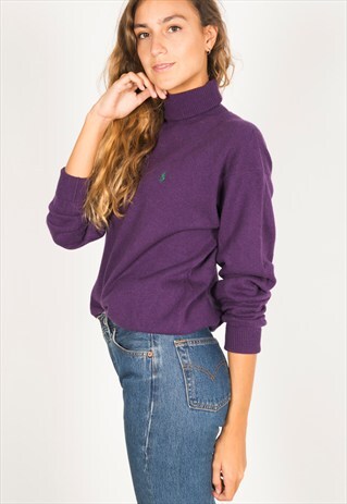VINTAGE 80S POLO RALPH LAUREN JUMPER / R090