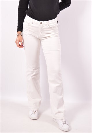 VINTAGE VERSACE JEANS STRAIGHT WHITE