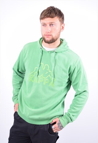 VINTAGE KAPPA HOODIE SWEATER GREEN