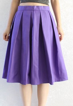 Vintage Skirt Purple S B208