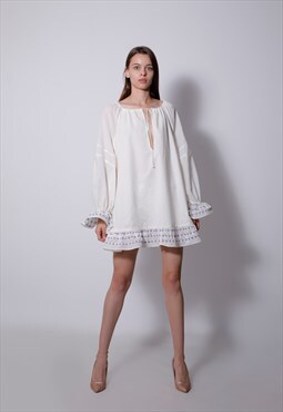 Uvia roots ritual mini dress