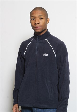 VINTAGE UMBRO 1/4 ZIP FLEECE