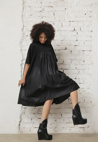 BLACK LEATHER BOOTS, WOMEN SHOES, HIGH HEEL BOOTS
