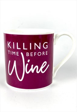 China 'Killing Time Before Wine' Mug