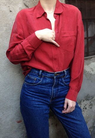 RED CUPRO SHIRT