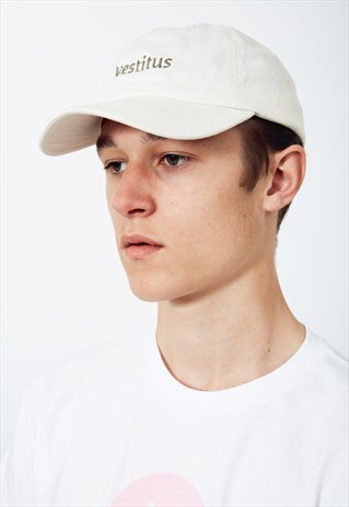 VESTITUS EMBROIDERED CAP CREAM