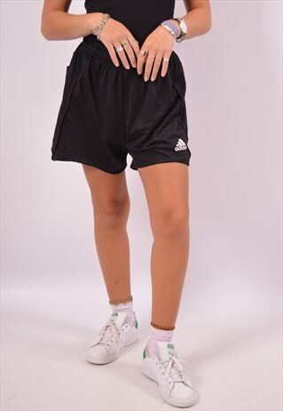 VINTAGE ADIDAS SPORT SHORTS BLACK