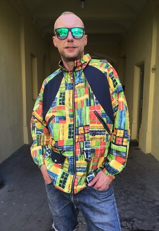 VINTAGE 90' OLDSCHOOL COOL UNISEX WINDBREAKER REEBOK JACKET