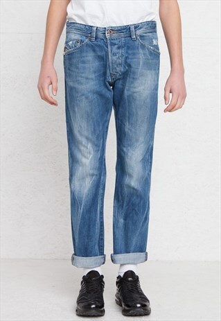 VINTAGE RETRO BLUE DIESEL DENIM JEANS