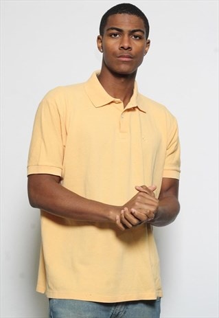 VINTAGE BURBERRY POLO SHIRT ORANGE