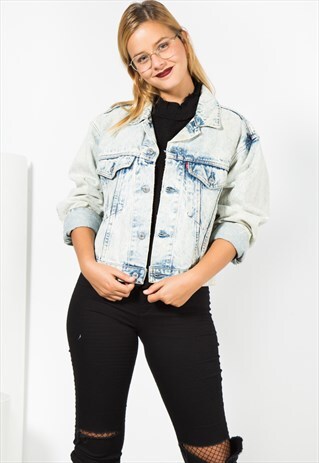 VINTAGE 80S LEVI'S DENIM JACKET / S1535