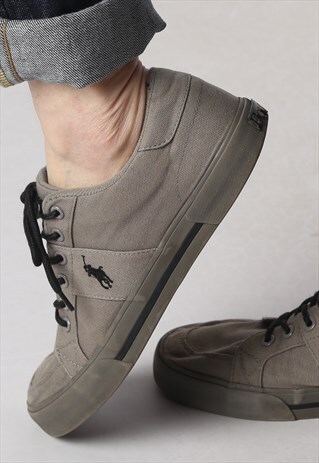 POLO RALPH LAUREN TRAINERS UK 8.5 , US 9.5 , (DCB)