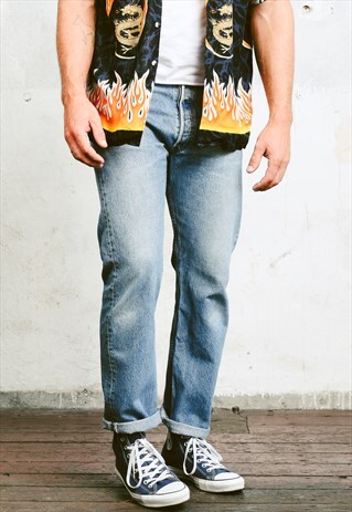 VINTAGE LEVIS 501 STONEWASHED JEANS