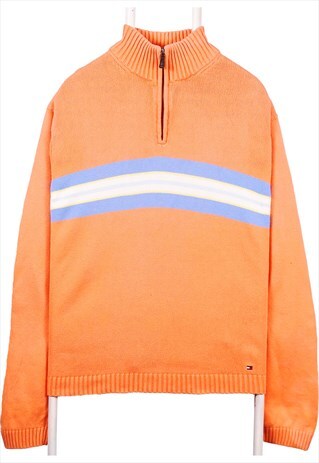 Vintage 90's Tommy Hilfiger Jumper / Sweater Quarter Zip