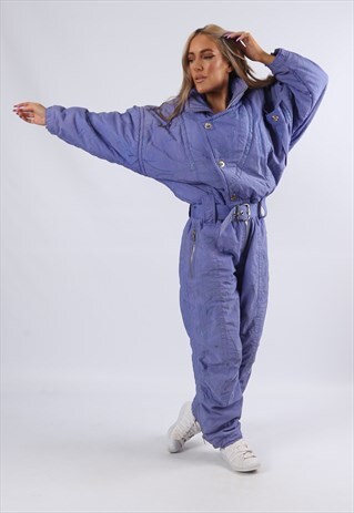 VINTAGE ELLESSE FULL SKI SUIT SNOW SPORTS UK 14 L (9CK)