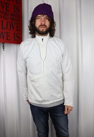 VINTAGE 90'S ADIDAS OVERSIZED WIND BREAKER OVER HEAD JACKET