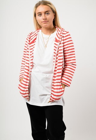 VINTAGE TOMMY HILFIGER STRIPED HOODIE