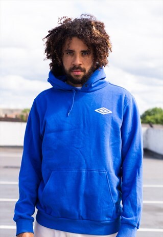 VINTAGE 90'S UMBRO HOODIE IN A BEAUTIFUL ROYAL BLUE