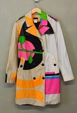 Vintage Y2K Custo Barcelona Sample Jacket Multicolour Trench