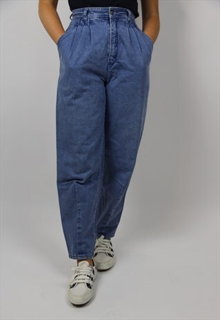 VINTAGE HIGH WAIST DENIM JEANS
