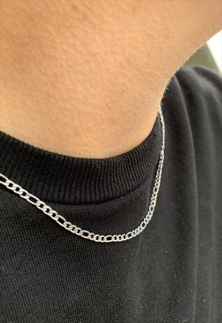 SILVER FIGARO NECKLACE CHAIN