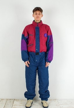 Vintage Get&Go Men 2XL Insulated Ski Suit Snowsuit Jumpsuit
