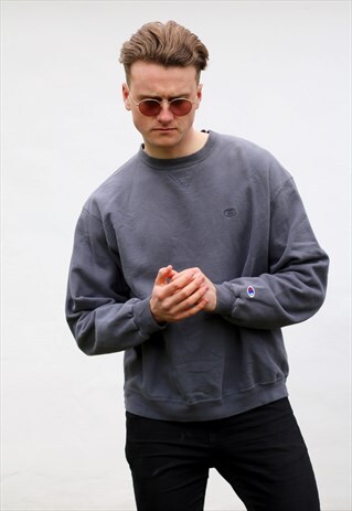 CHAMPION USA MINIMALIST PAYNE'S GREY SWEATSHIRT