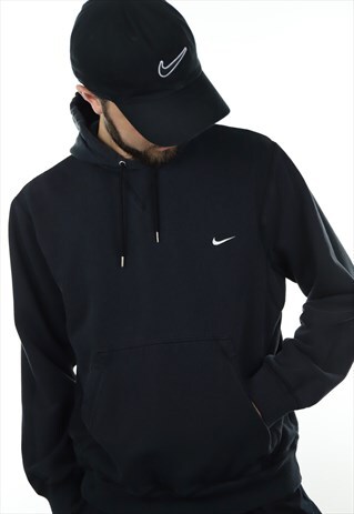 VINTAGE NIKE SMALL LOGO HOODIE SWEATSHIRT