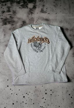 Vintage Billabong Embroidered Spell Out Sweatshirt 