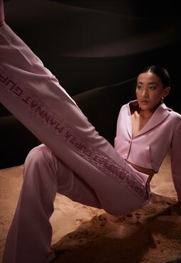 Signature Monogram Co-ord Set in Pink