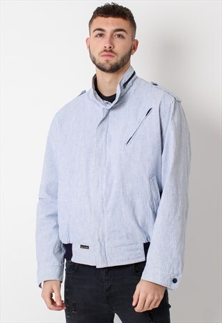 VINTAGE BOMBER JACKET BLUE