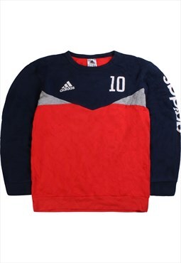 Vintage 90's Adidas Sweatshirt Crewneck Heavyweight Plain