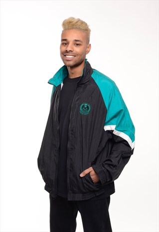 90'S 'HILTON' SHELLSUIT VINTAGE TRACKSUIT JACKET