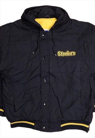 VINTAGE 90'S STARTER NFL PITTSBURGH STEELERS JACKET SIZE L