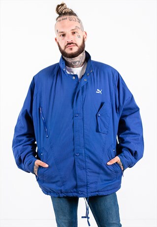 VINTAGE 80S WINTER PUFFER PUMA COAT / S7909