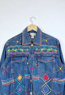 Vintage Embroidered Denim Jacket