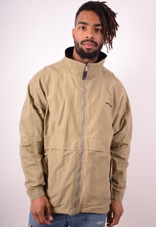 DIADORA MENS VINTAGE JACKET LARGE BROWN 90S