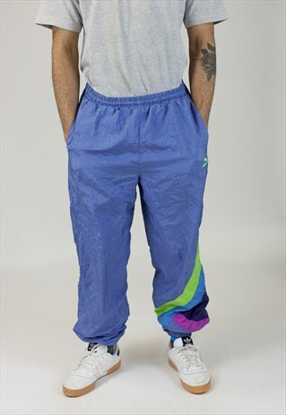 VINTAGE 90'S PUMA SHELL PATTERNED BOTTOMS