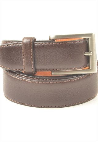 Vintage Leather Brown Belt - M