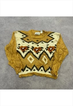 Vintage Knitted Jumper Women's M