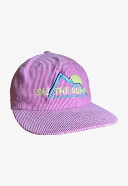 Vintage Ski The Summit Mount Kosciuszko Corduroy Cap